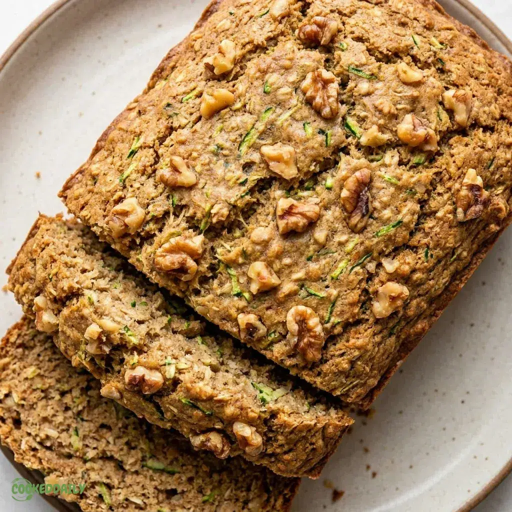 Vegan Oatmeal Zucchini Bread 5 Vegan Oatmeal Zucchini Bread