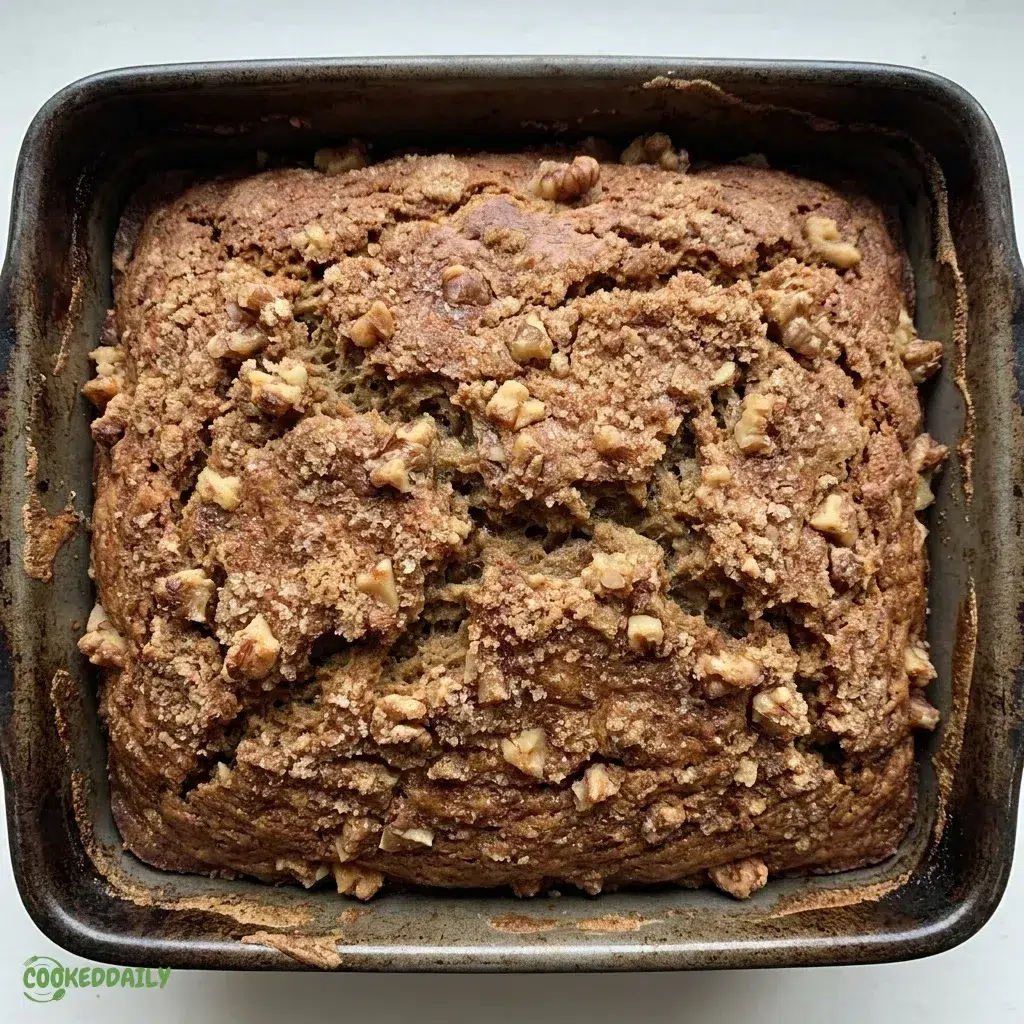Vegan Banana Bread with Cinnamon Crunch 5 Vegan Banana Bread with Cinnamon Crunch