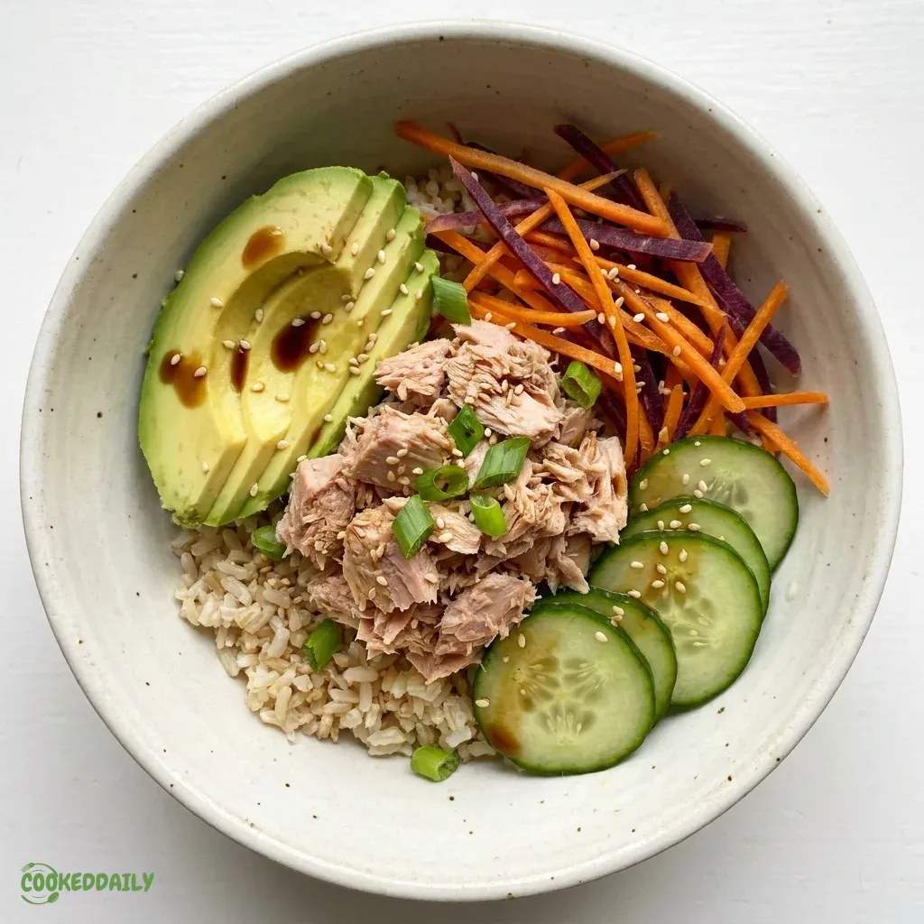 Healthy Canned Tuna Poke Bowl 5 Healthy Canned Tuna Poke Bowl