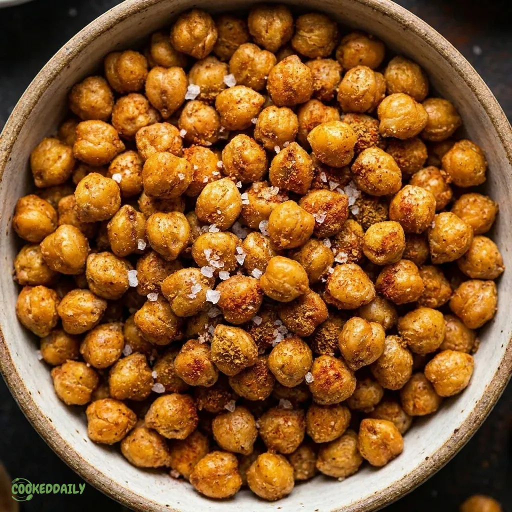 Healthy Crunchy Roasted Chickpeas 5 Healthy Crunchy Roasted Chickpeas