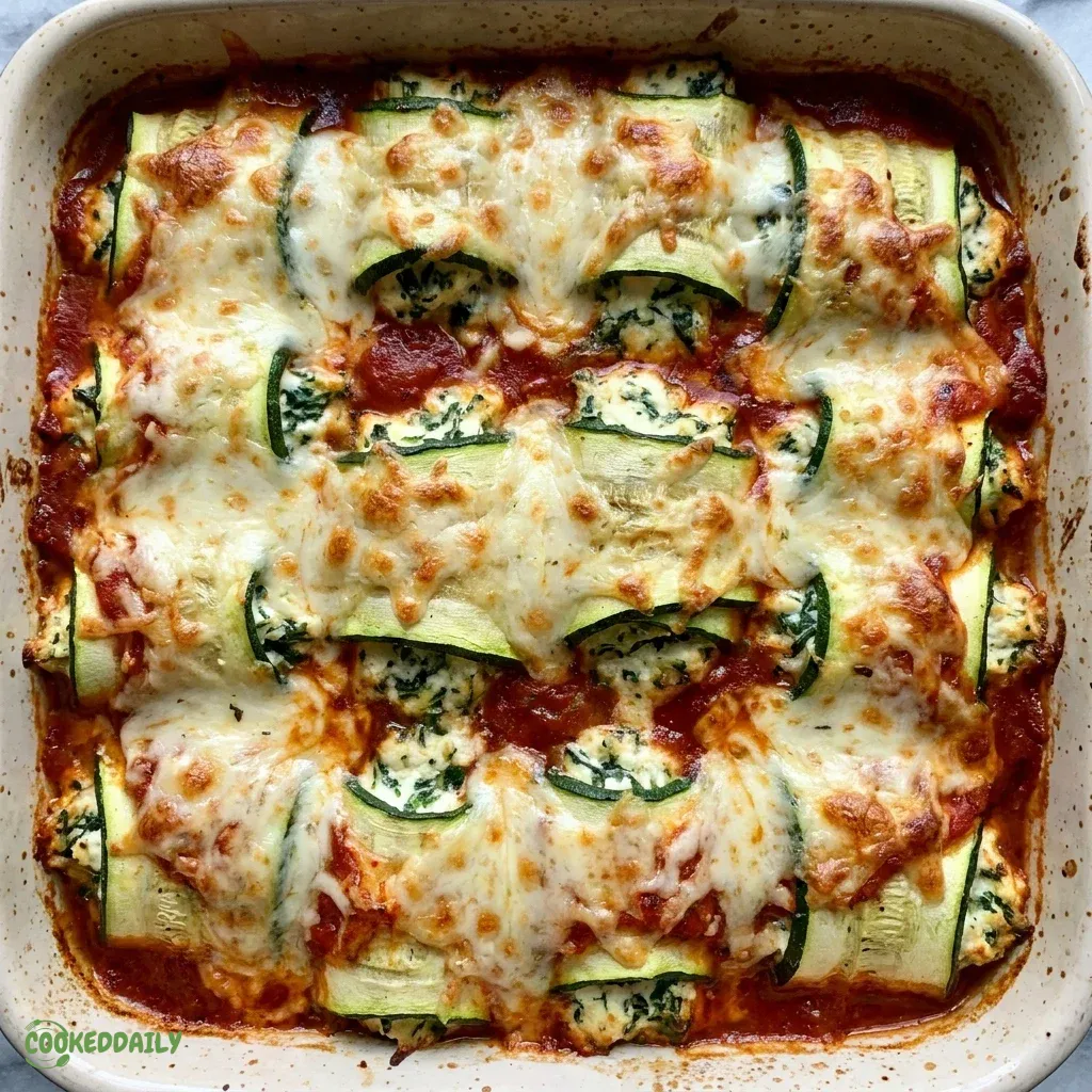 Low-Carb Ricotta and Spinach Zucchini Rolls 5 Low-Carb Ricotta and Spinach Zucchini Rolls