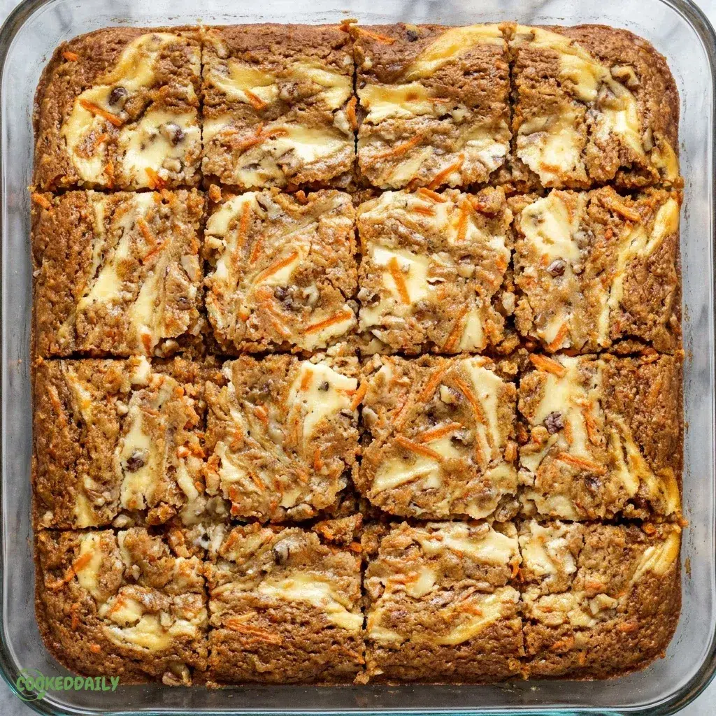Healthy Carrot Cake Cream Cheese Bars 5 Healthy Carrot Cake Cream Cheese Bars