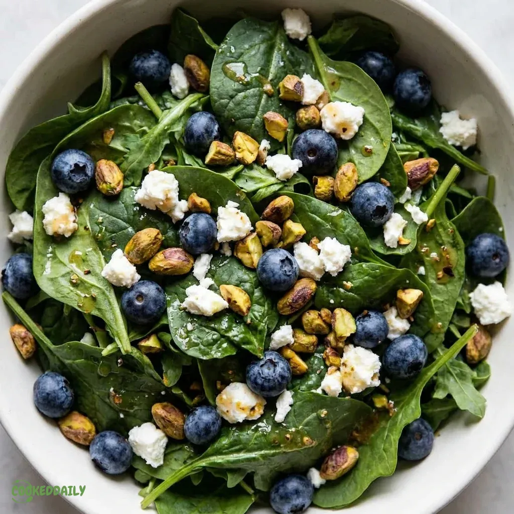 Healthy Blueberry Pistachio Spring Salad 5 Healthy Blueberry Pistachio Spring Salad