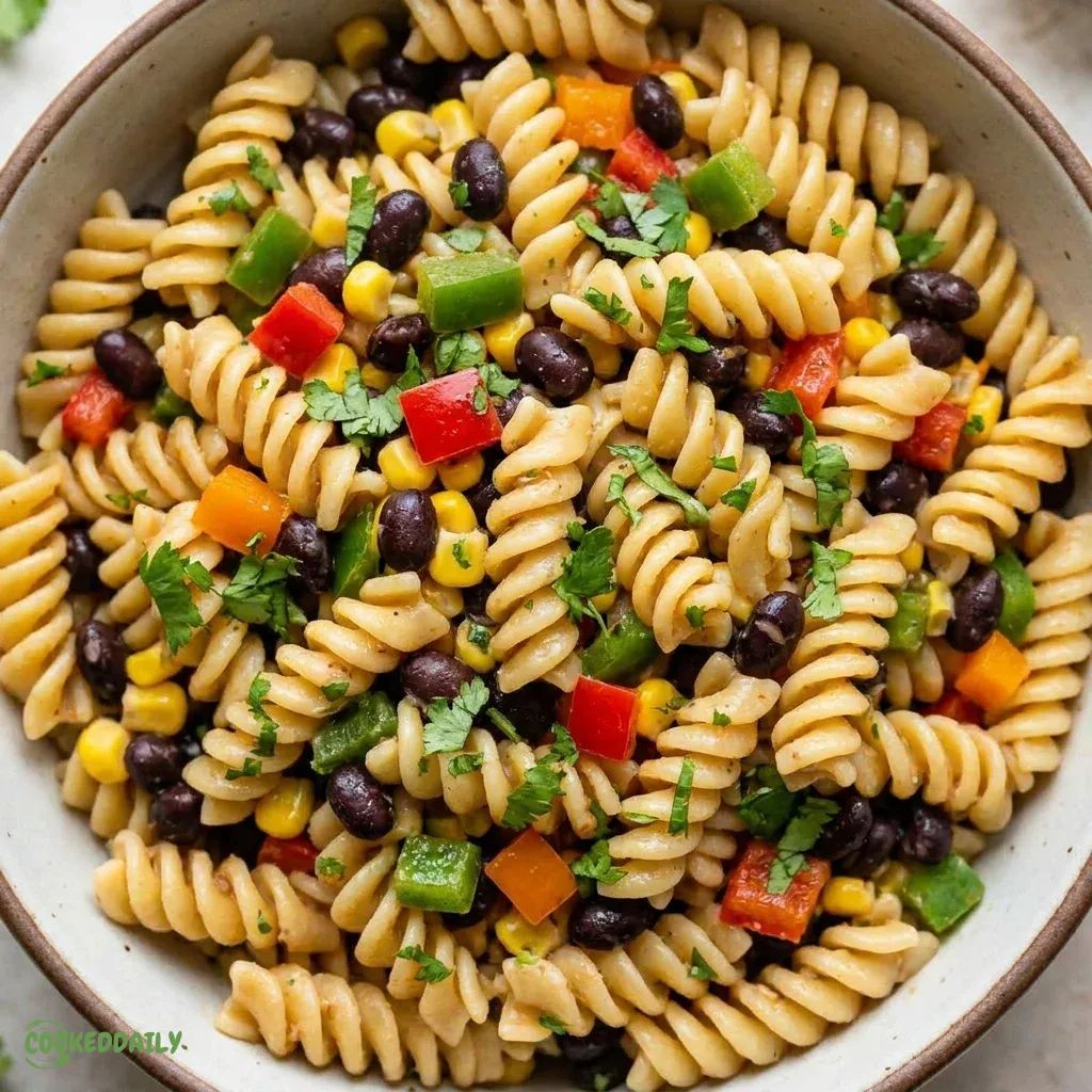 Black Bean and Corn Pasta Salad 5 Black Bean and Corn Pasta Salad