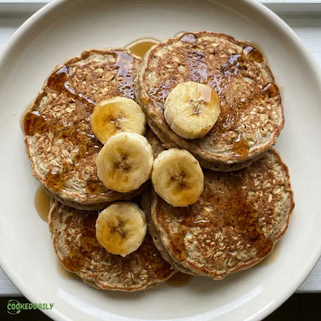 Healthy 3-Ingredient Banana Oatmeal Pancakes 5 Healthy 3-Ingredient Banana Oatmeal Pancakes