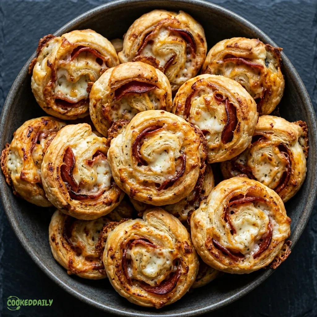 Keto Pepperoni and Cheese Pinwheels 5 Keto Pepperoni and Cheese Pinwheels