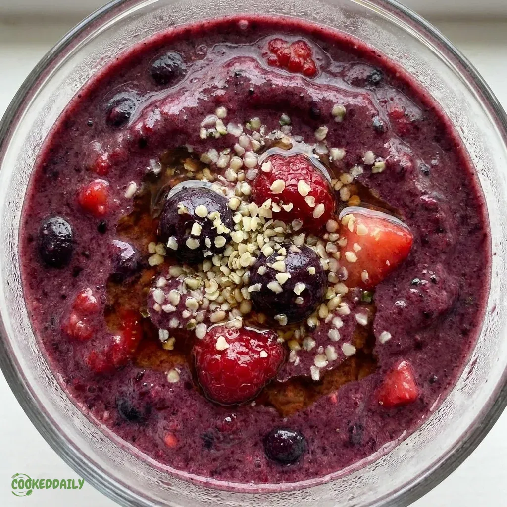 Dairy-Free Mixed Berry Smoothie 5 Dairy-Free Mixed Berry Smoothie