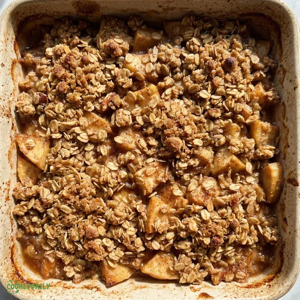 Healthy Apple Crumble with Oat Topping 5 Healthy Apple Crumble with Oat Topping