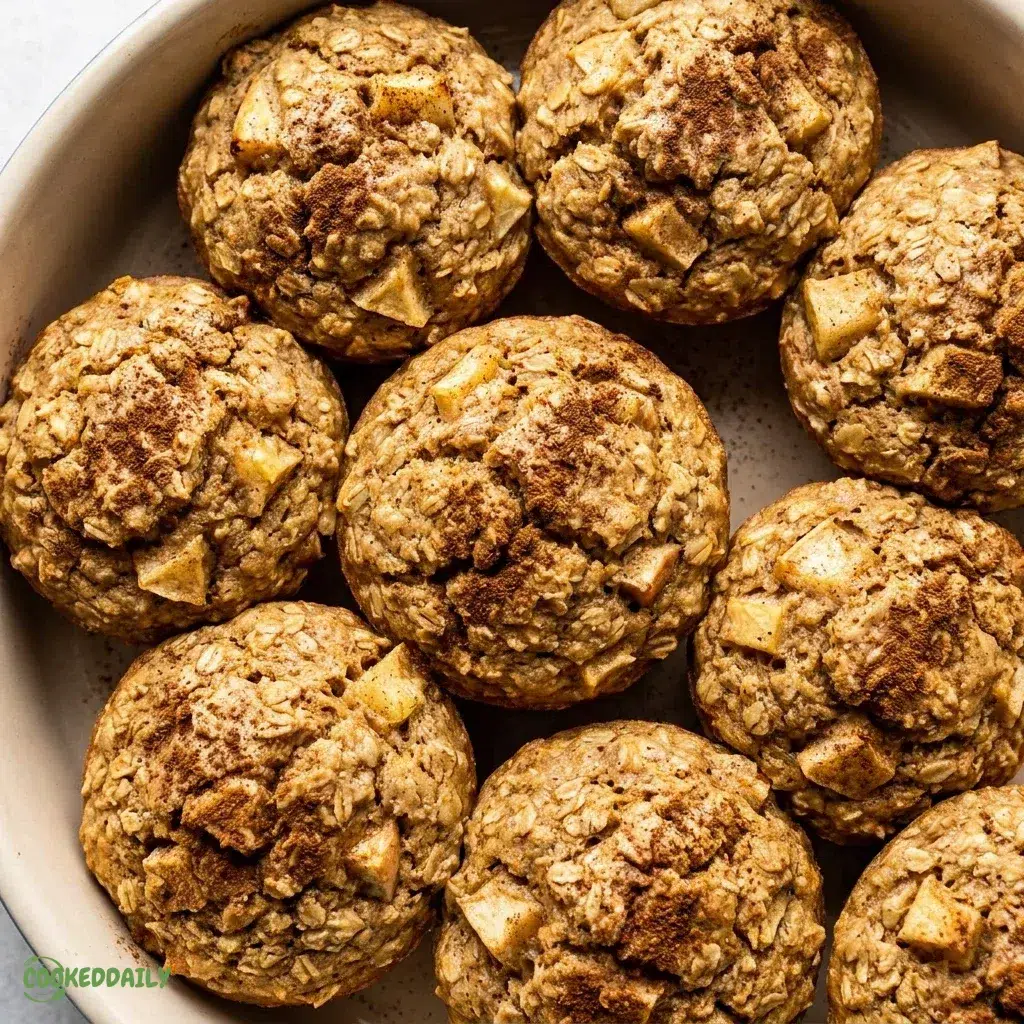 Healthy Baked Apple Cinnamon Oatmeal Cups 5 Healthy Baked Apple Cinnamon Oatmeal Cups