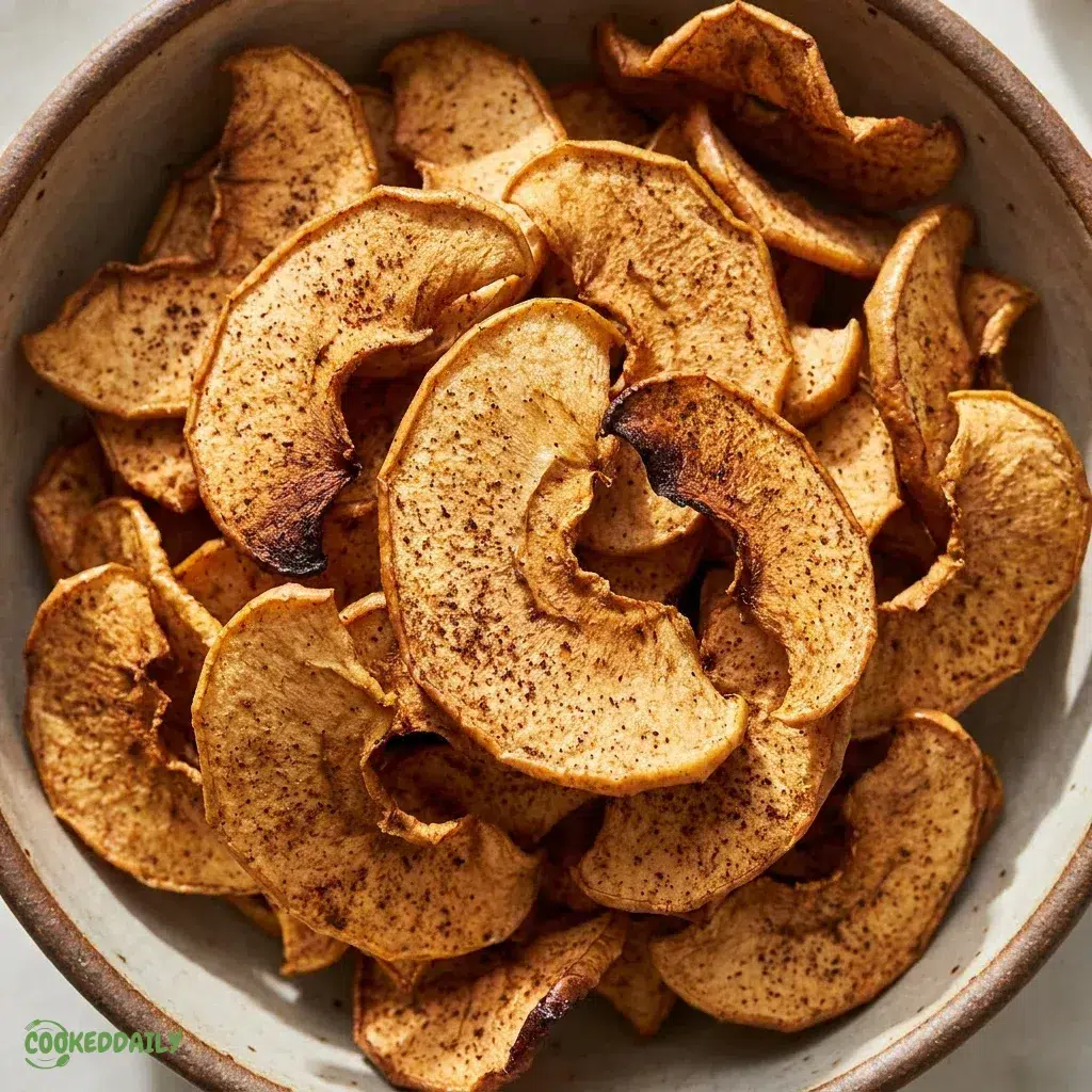 Healthy Baked Cinnamon Apple Chips 5 Healthy Baked Cinnamon Apple Chips