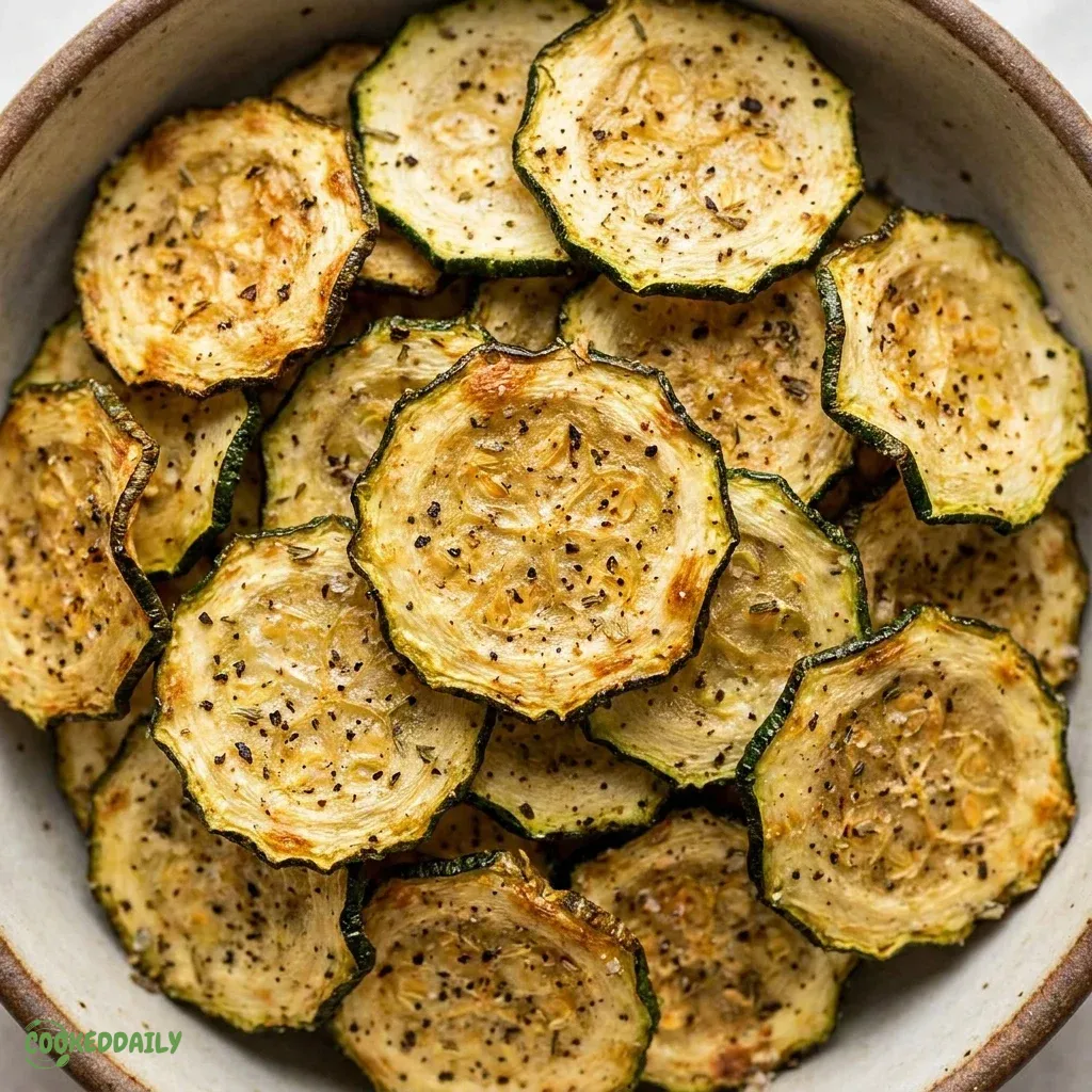 Healthy Baked Zucchini Chips 5 Healthy Baked Zucchini Chips