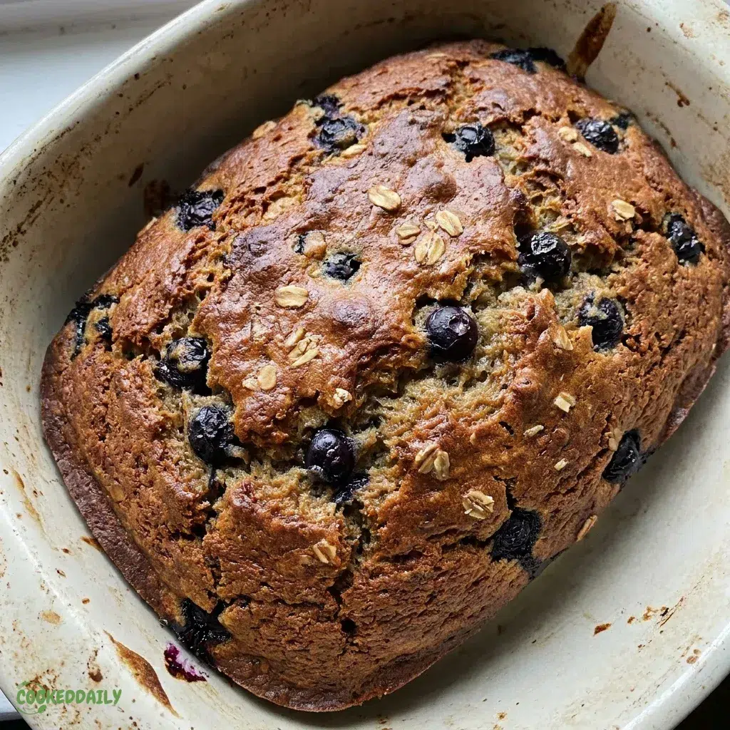 Healthy Blueberry Banana Bread 5 Healthy Blueberry Banana Bread