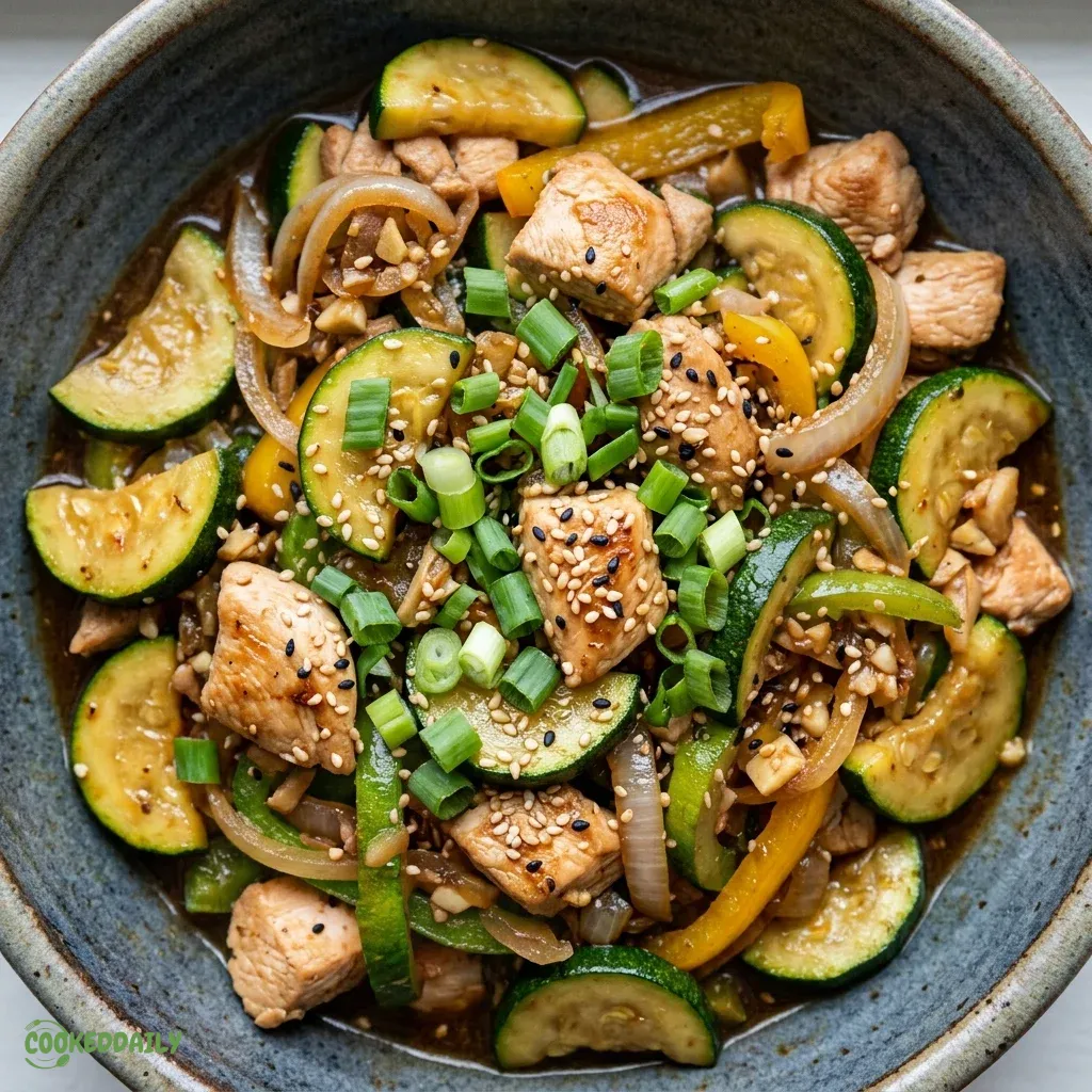 Healthy Chicken and Zucchini Stir-Fry 5 Healthy Chicken and Zucchini Stir-Fry