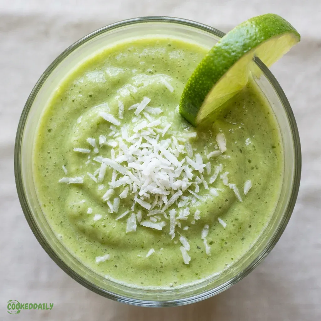 Healthy Coconut Key Lime Pie Smoothie 5 Healthy Coconut Key Lime Pie Smoothie
