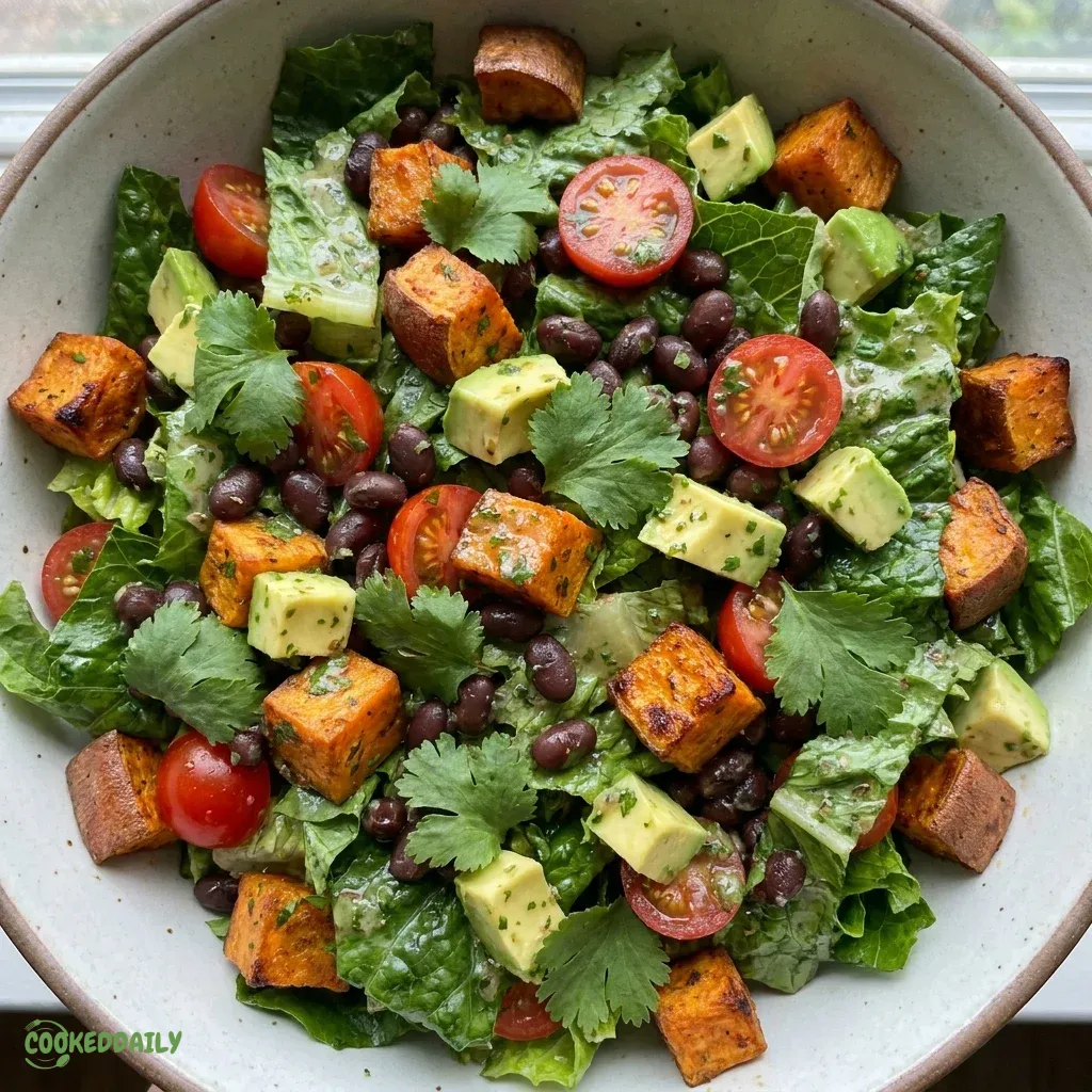 Healthy Meal Prep Sweet Potato Taco Salad 5 Healthy Meal Prep Sweet Potato Taco Salad
