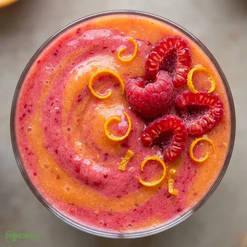 Healthy Raspberry Orange Smoothie 5 Healthy Raspberry Orange Smoothie