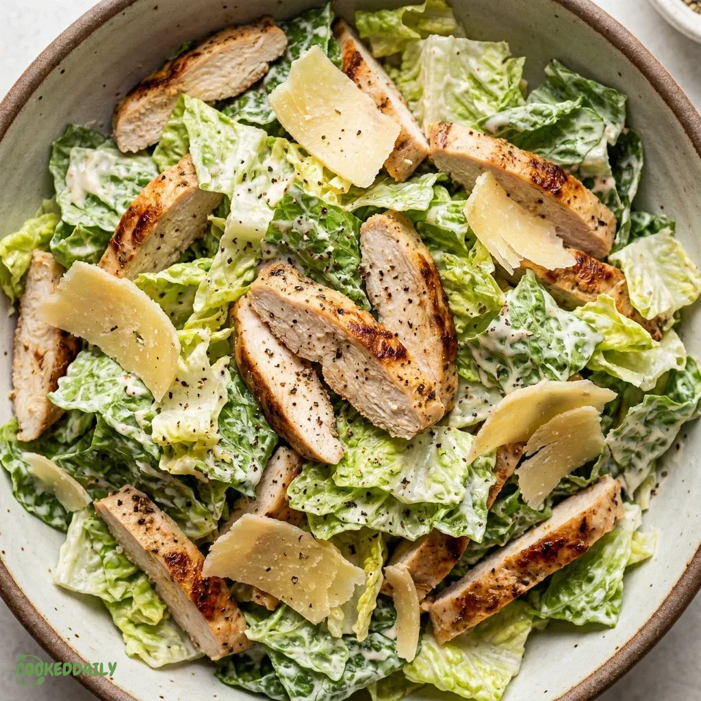 Low-Carb Chicken Caesar Salad 5 Low-Carb Chicken Caesar Salad