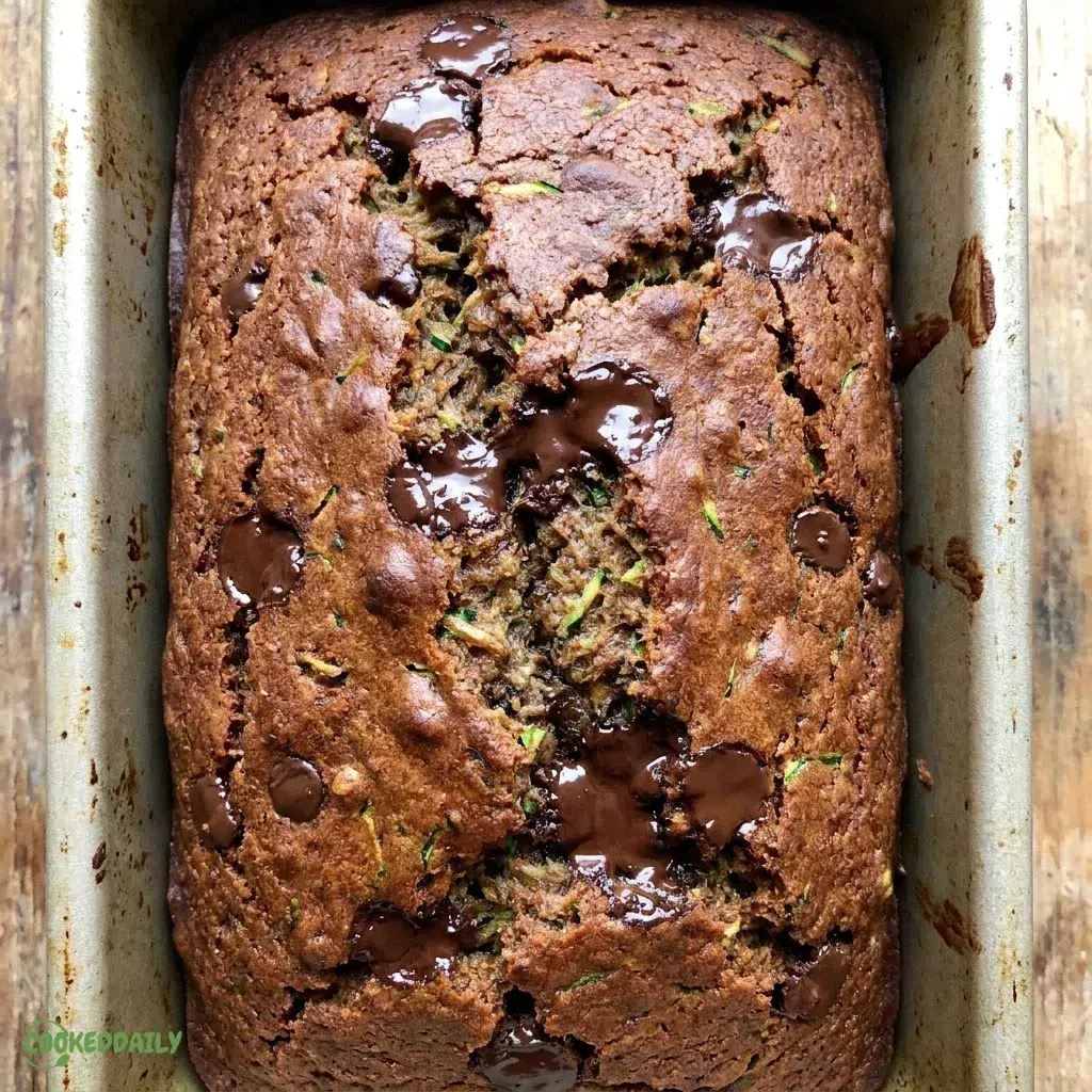 Low-Fat Chocolate Chip Zucchini Bread 5 Low-Fat Chocolate Chip Zucchini Bread