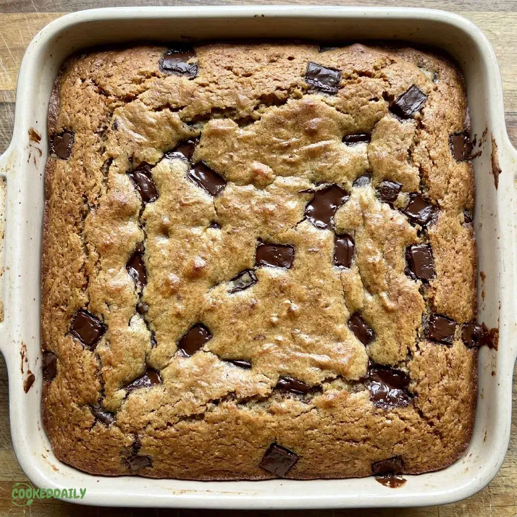Low-Sugar Chocolate Chip Banana Blondies 5 Low-Sugar Chocolate Chip Banana Blondies