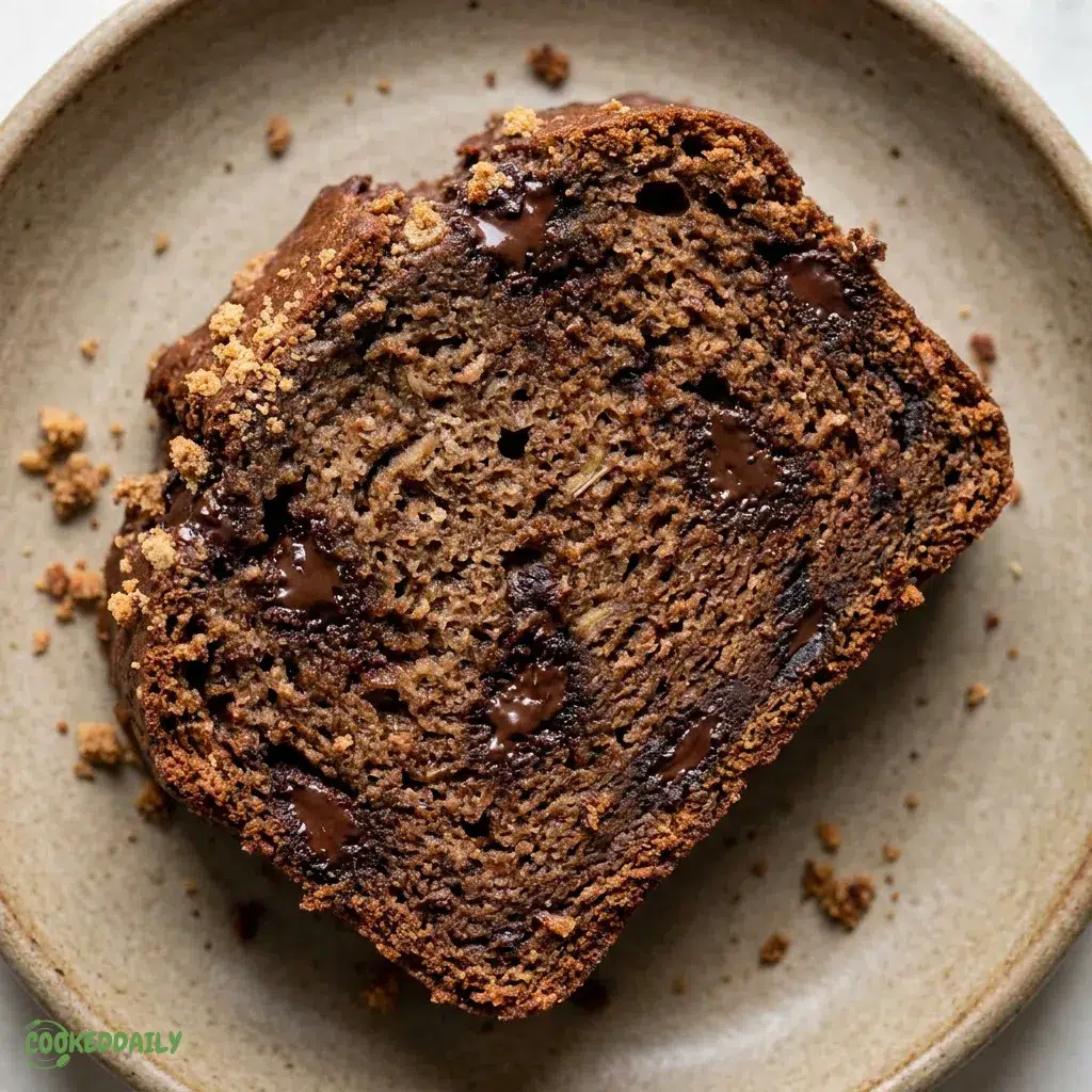 Vegan Eggless Chocolate Chip Banana Bread 5 Vegan Eggless Chocolate Chip Banana Bread