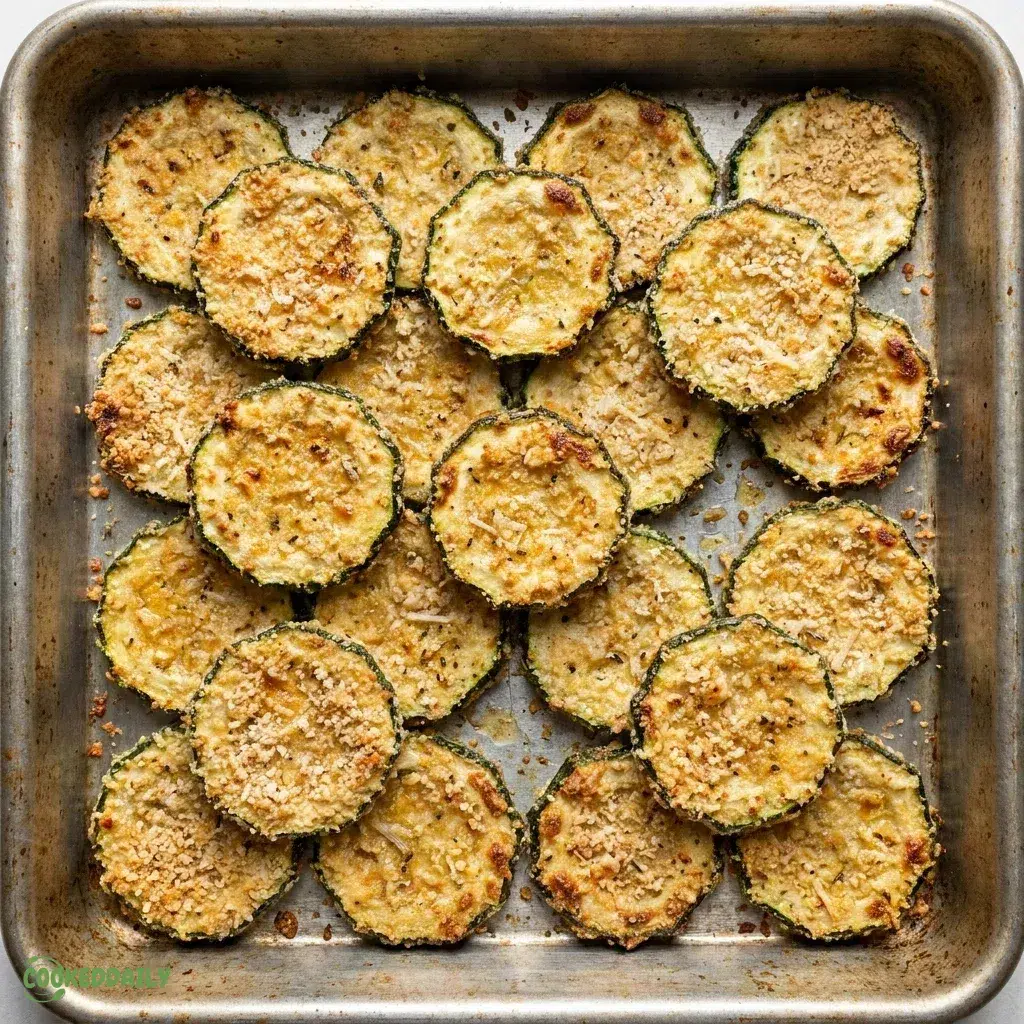 Crunchy Baked Zucchini Chips 5 Crunchy Baked Zucchini Chips