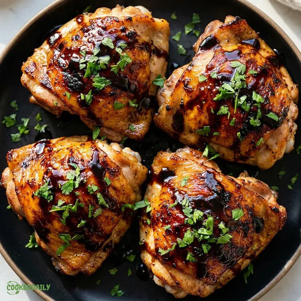 Healthy Balsamic Glazed Chicken Thighs 5 Healthy Balsamic Glazed Chicken Thighs