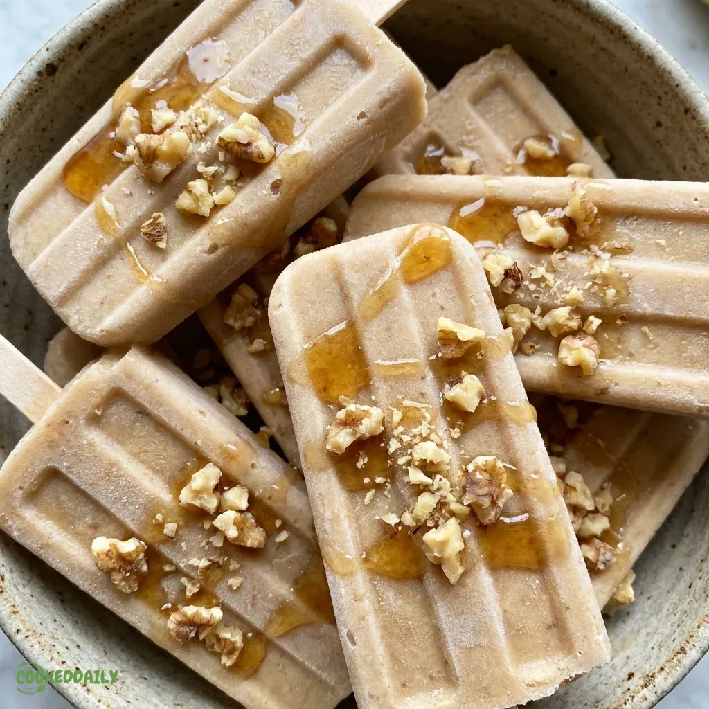 Healthy Banana Peanut Butter Popsicles 5 Healthy Banana Peanut Butter Popsicles