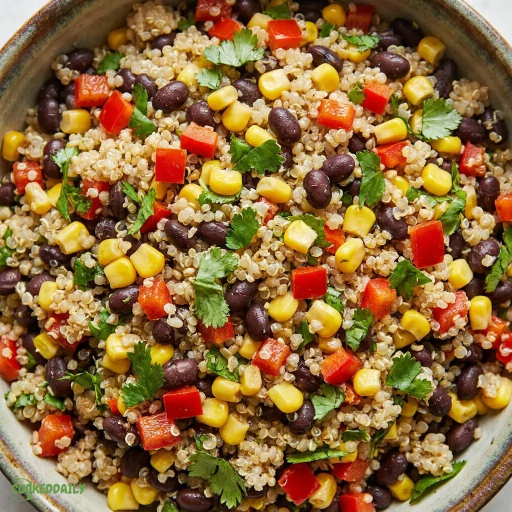 Healthy Black Bean and Corn Quinoa Salad 5 Healthy Black Bean and Corn Quinoa Salad