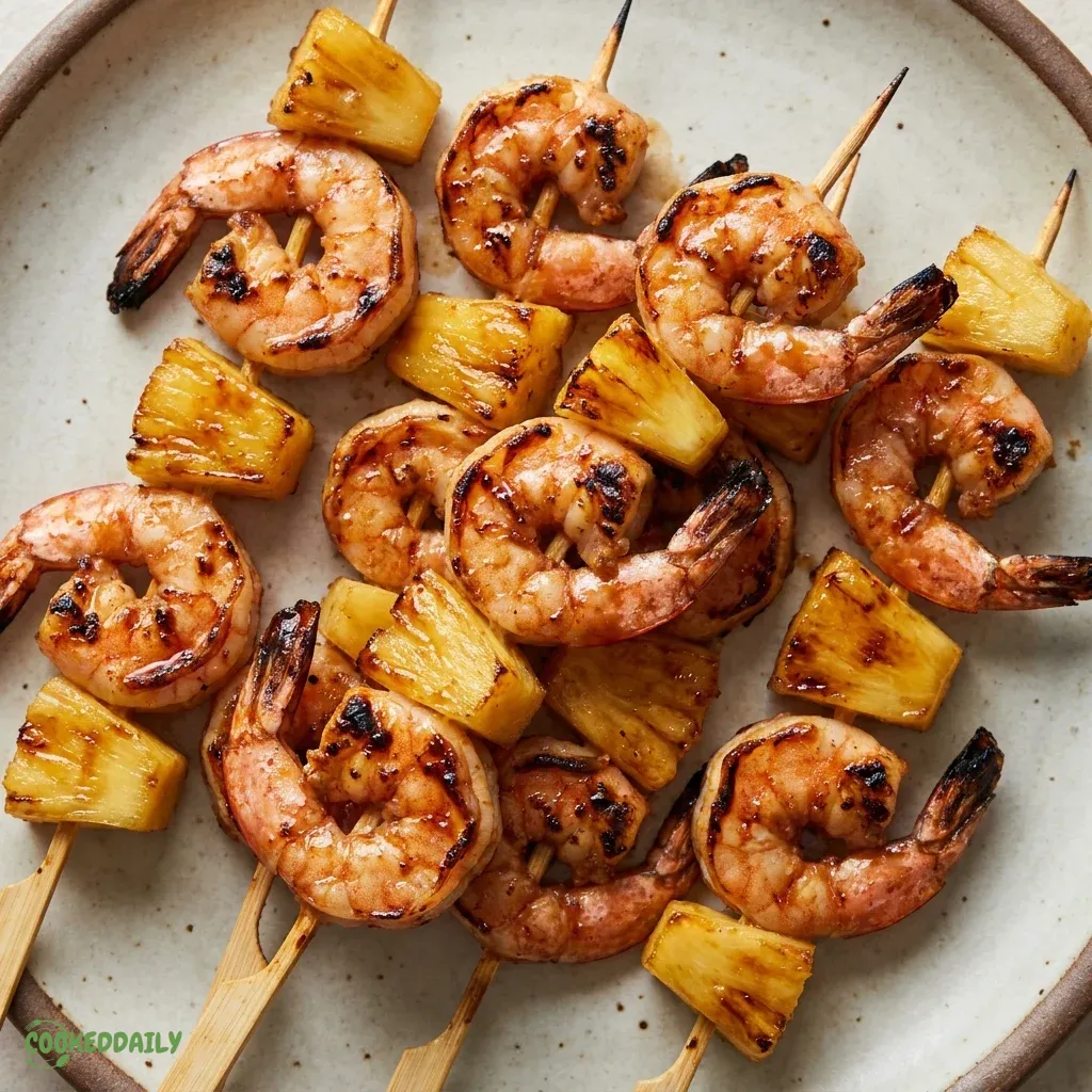 Healthy Grilled Shrimp and Pineapple Skewers 5 Healthy Grilled Shrimp and Pineapple Skewers
