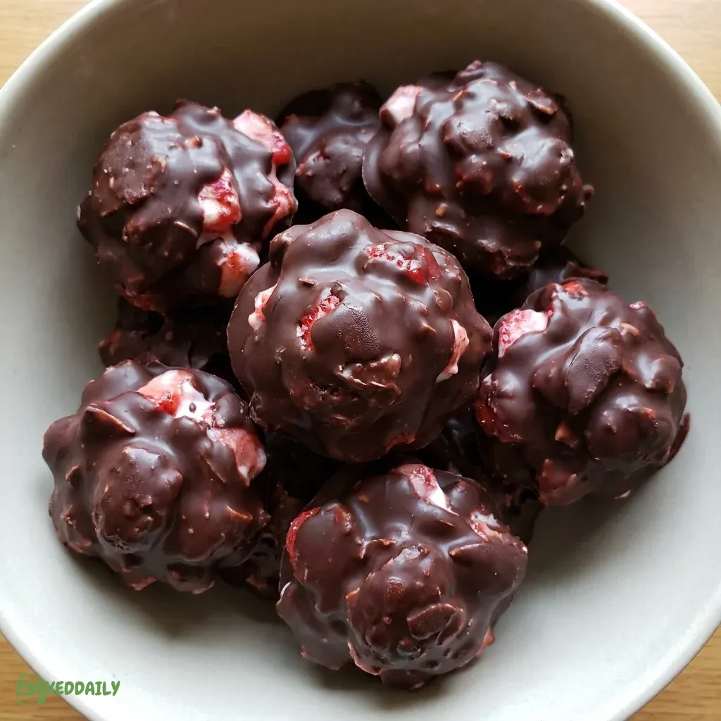 Healthy Strawberry Yogurt Clusters 5 Healthy Strawberry Yogurt Clusters