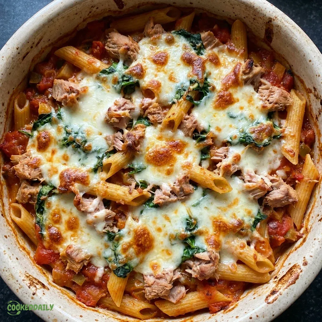 Healthy Tomato and Tuna Pasta Bake 5 Healthy Tomato and Tuna Pasta Bake
