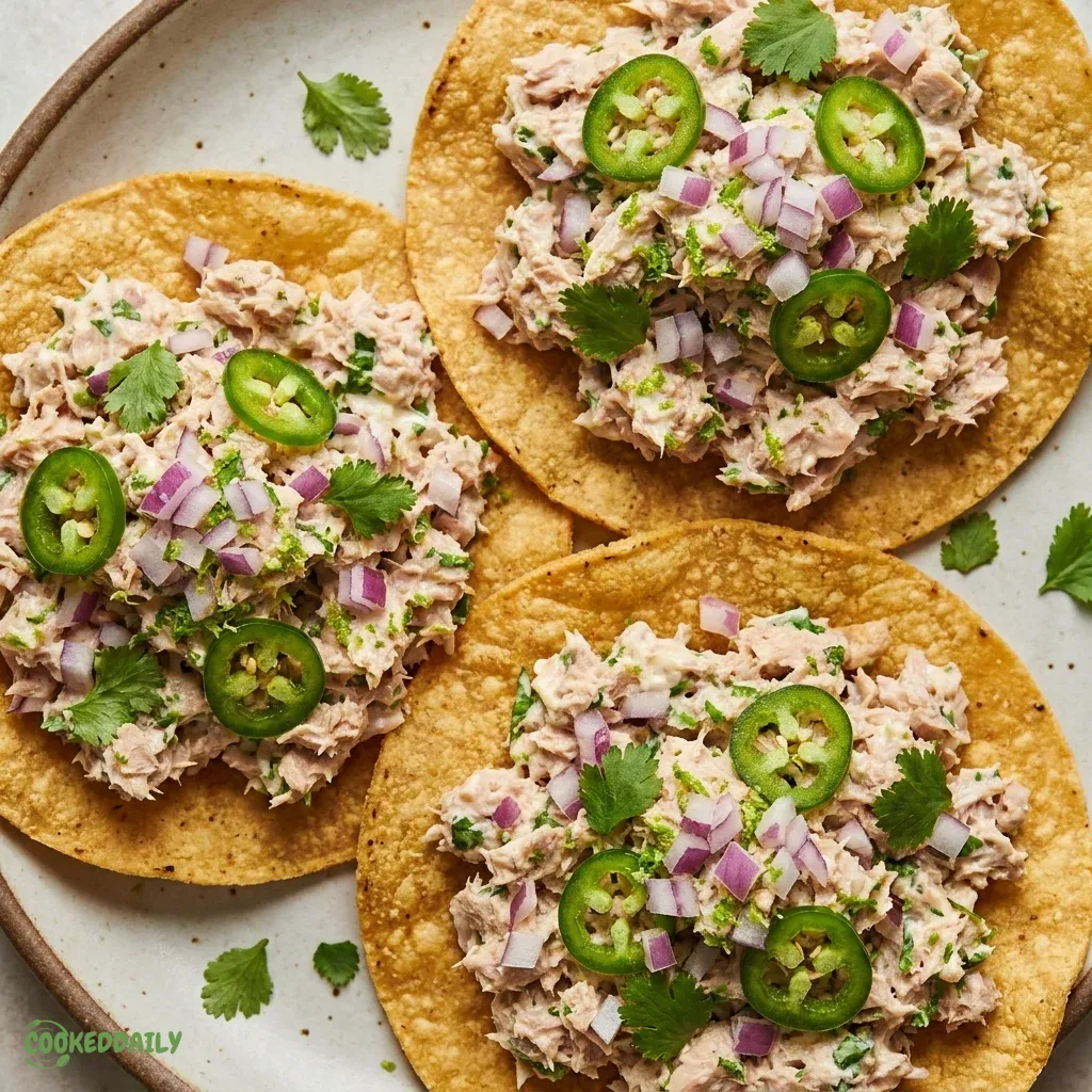 Healthy Tuna Tostadas 5 Healthy Tuna Tostadas