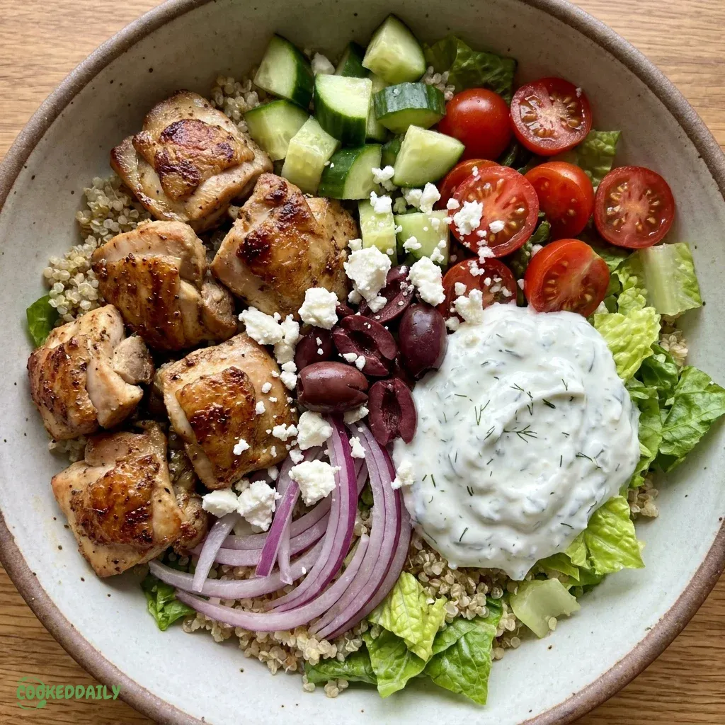 High-Protein Greek Chicken Gyro Bowls 5 High-Protein Greek Chicken Gyro Bowls