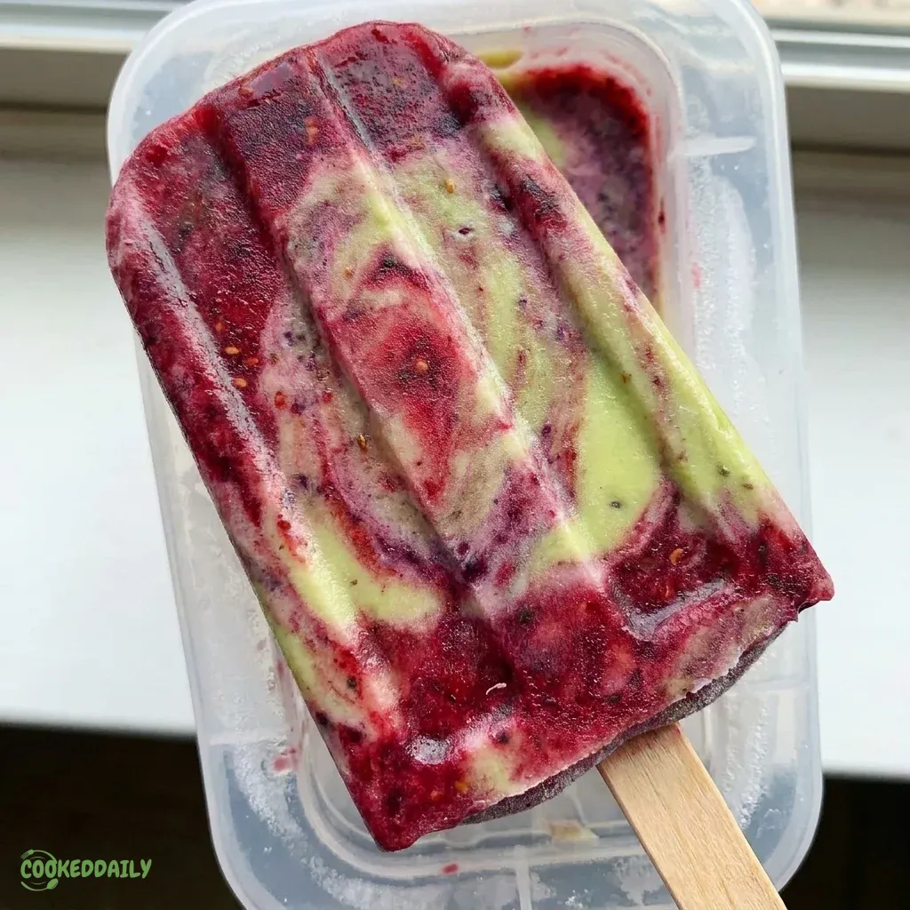 Keto Berry Avocado Popsicles 5 Keto Berry Avocado Popsicles