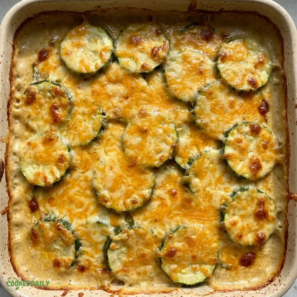 Keto Cheesy Zucchini Gratin 5 Keto Cheesy Zucchini Gratin