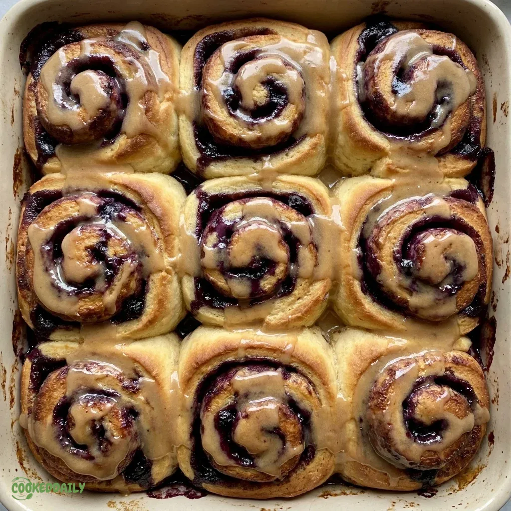 Vegan Blueberry Cinnamon Rolls 5 Vegan Blueberry Cinnamon Rolls