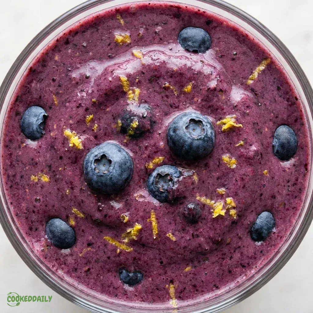 Vegan Blueberry Lemon Smoothie 5 Vegan Blueberry Lemon Smoothie